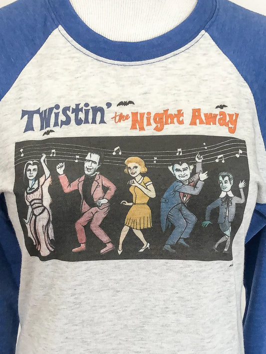 Twistin’ The Night Away Raglan Unisex T-shirt by Mischief Made